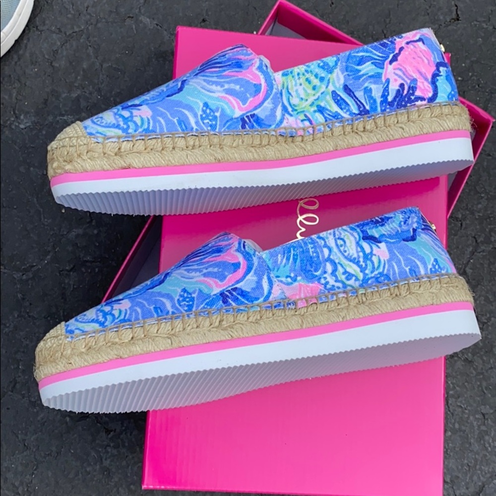 NIB Lilly Pulitzer marlo espadrille 8.5 - Picture 5 of 5